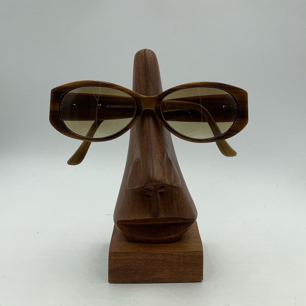 BCBG 42 Brown Oval Sunglasses Frames